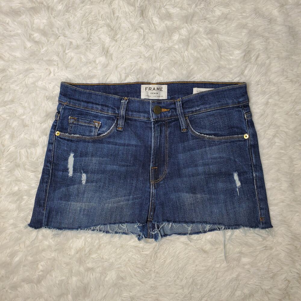 Frame Denim Cutoff Micro Jean Shorts 28 / 6
